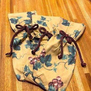 Handmade wine gift bags